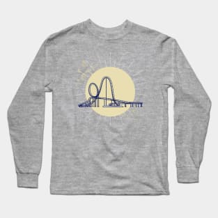 Roller Coaster Vintage Long Sleeve T-Shirt